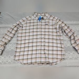 Columbia Men's Cornell Woods Flannel Plaid Longsleeve Size XL